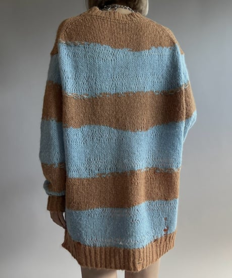 【USED】 Acne Studios Stripe Grange Knit  / 261024-016