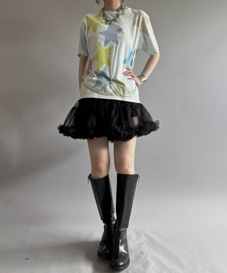 【USED】 COLLINA STRADA Star Design T-Shirt / 260815-020