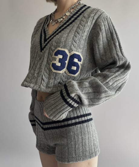 【RE;CIRCLE】 RE Tilden Knit Set-up  /261019-031