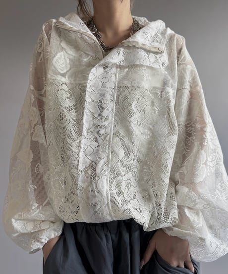 【RE;CIRCLE】RE Lace Hooded Jacket / 260824-005