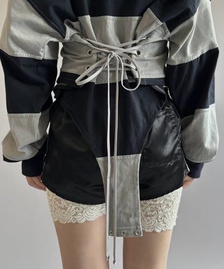 【RE;CIRCLE】 RE Leotard Rugger Shirt/ 260928-013