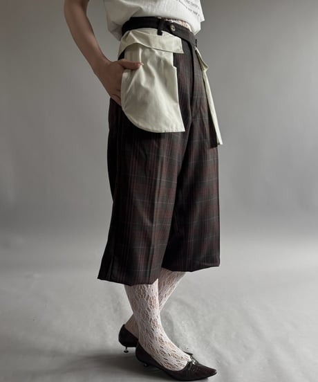 【RE;CIRCLE】 Re Slacks Pocket Shorts /  260727-006