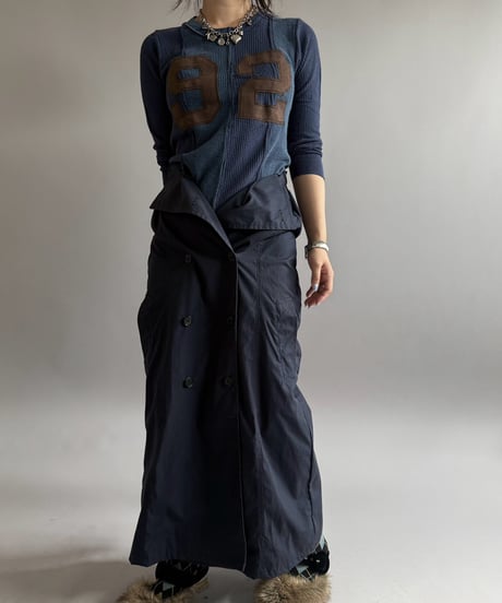 【RE;CIRCLE】 RE Trench Long Skirt  /261015-010