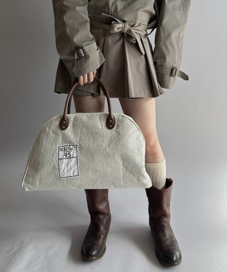 【RE;CIRCLE】 RE French Bedcover Boston Bag Plain  /261015-039