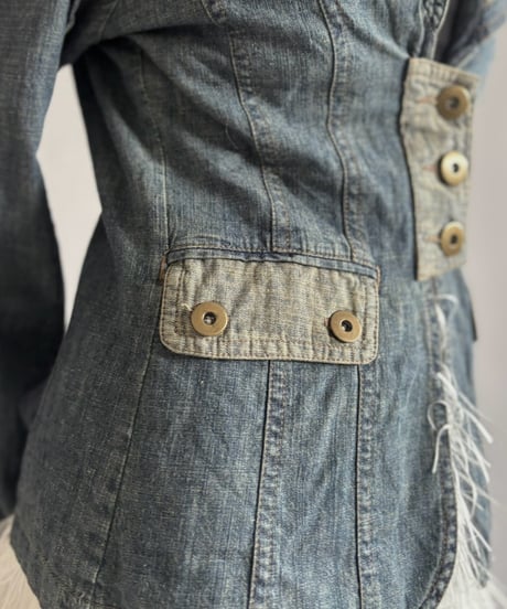 【USED】 Salt & Pepper Design Denim Jacket/ 260919-015