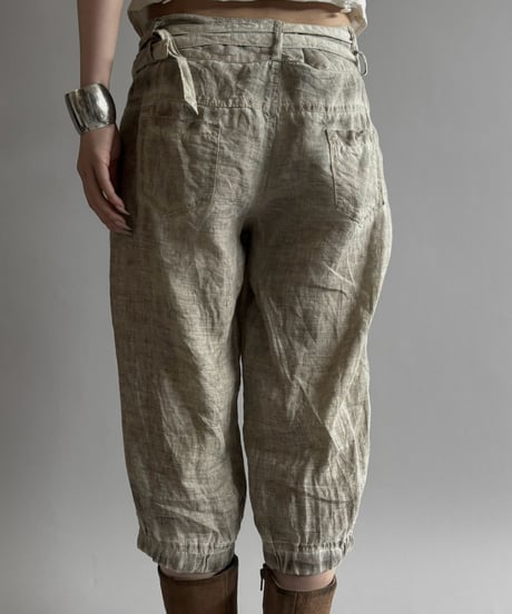 【USED】 Linen Ankle Length Pants / 260815-011