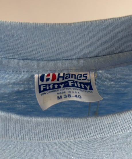 【USED】 80's Made in USA Hanes Positive Mental Attitude T-Shirt / 260822-026