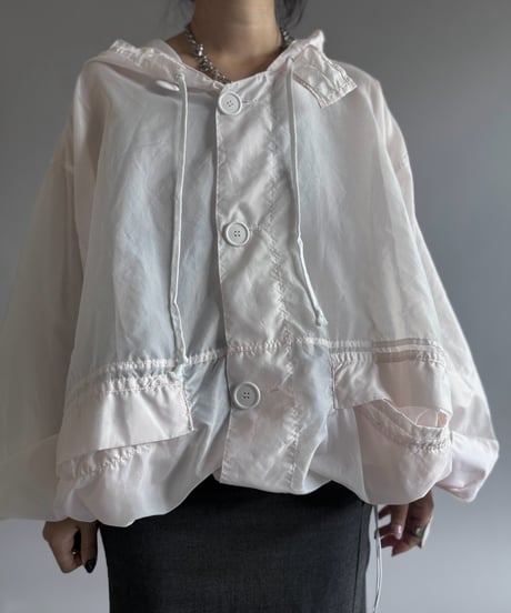 【RE;CIRCLE】RE Snow Parka Jacket Dyed Light Pink / 260914-012