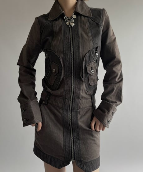 【USED】 DIESEL Design Zip-Up Jacket / 261010-001