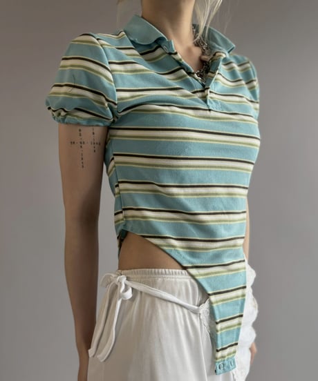 【RE;CIRCLE】RE Leotard Polo Shirt / 260713-010