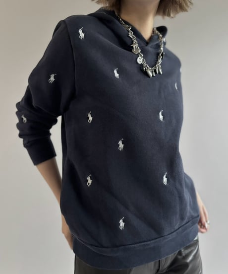【USED】 Polo Ralph Lauren Embroidery Hoodie / 261003-030
