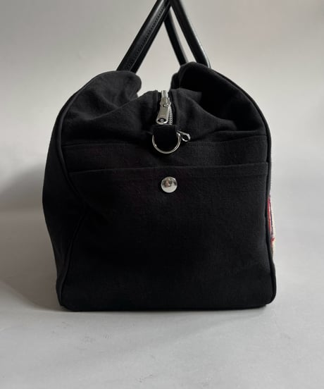 【RE;CIRCLE】 RE French Bedcover Boston Bag Wappen Black /261026-030