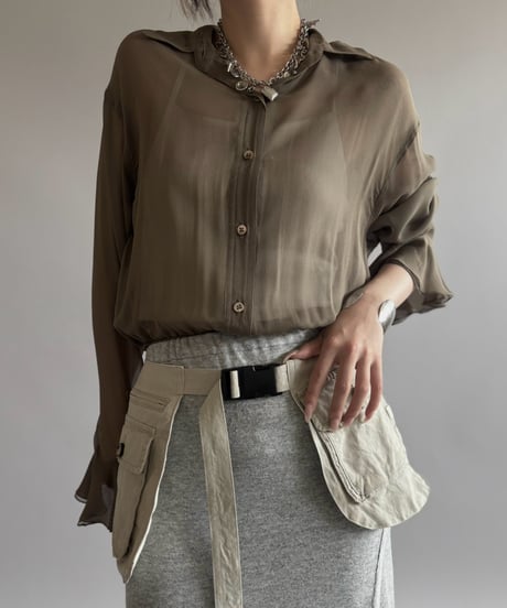 【RE;CIRCLE】  RE Fishing Vest Belt Bag / 260810-004