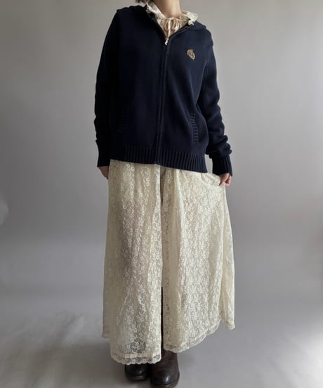 【USED】 Lauren Ralph Lauren Knit Zip Parka / 261017-006