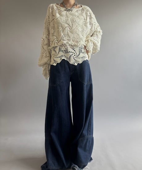 【RE;CIRCLE】 RE Crochet Top / 260803-015