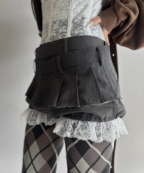 【Chinatsu Aoyama】  Suit Short Pants /  2601022-028