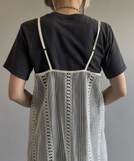 【RE;CIRCLE】  RE Lace Camisole One-Piece Middle / 260810-034