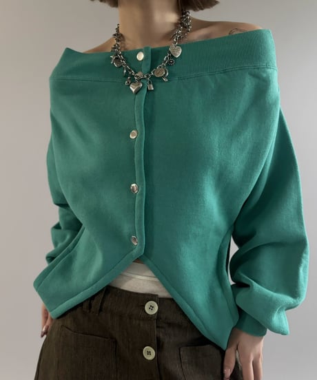 【RE;CIRCLE】 RE Deformed Sweat Cardigan / 261008-011