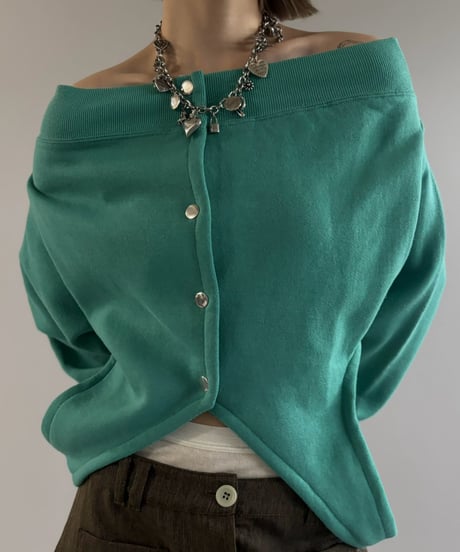 【RE;CIRCLE】 RE Deformed Sweat Cardigan / 261008-011