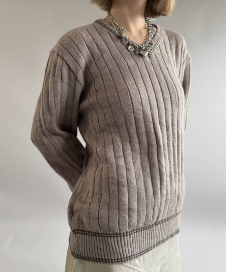【USED】 V-Neck Knit / 261031-020