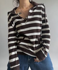 【USED】 Lauren Active Design Border Thermal Top / 260905-012