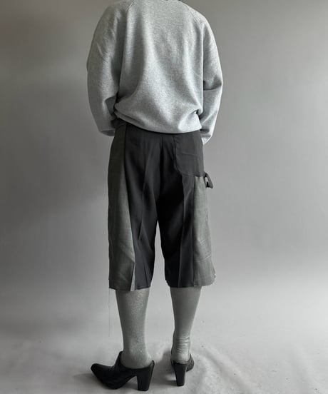 【Chinatsu Aoyama】 Re Suit Double Knee Shorts / 260921-006