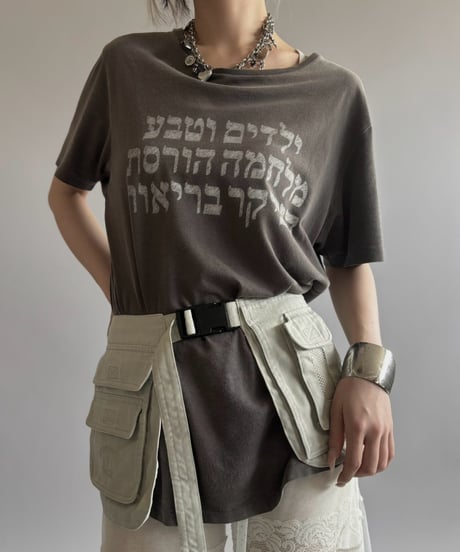 【RE;CIRCLE】  RE Fishing Vest Belt Bag / 260810-006