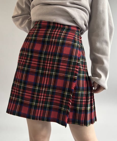 【USED】 Kilt Check Skirt / 261031-032