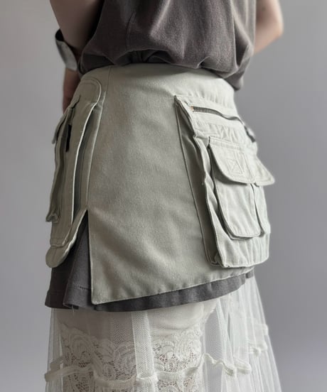 【RE;CIRCLE】  RE Fishing Vest Belt Bag / 260810-006