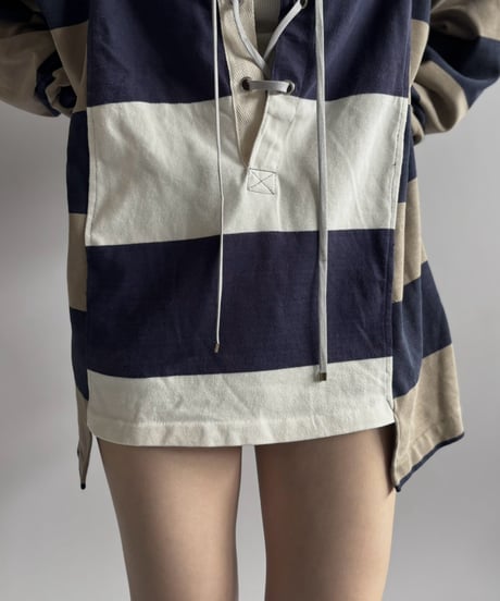 【RE;CIRCLE】 RE Lace-Up Rugger Shirt  /261015-012