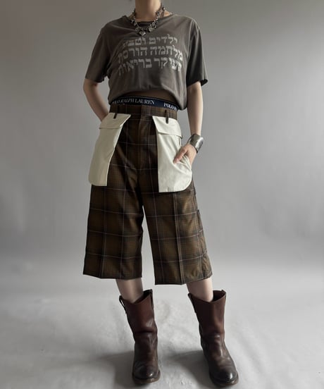 【RE;CIRCLE】 Re Slacks Pocket Shorts /  260727-007