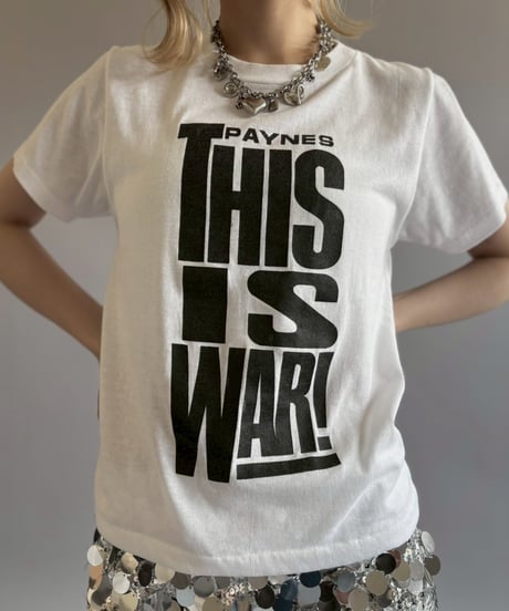 【USED】 Made in USA 90's This is War T-Shirt/ 260711-016