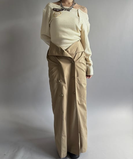 【RE;CIRCLE】 RE Under Wear Boat Neck Shirt  / 261015-021