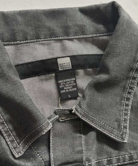 【USED】 MARITHÉ + FRANÇOIS GIRBAUD Glitter Denim Jacket   / 261010-008