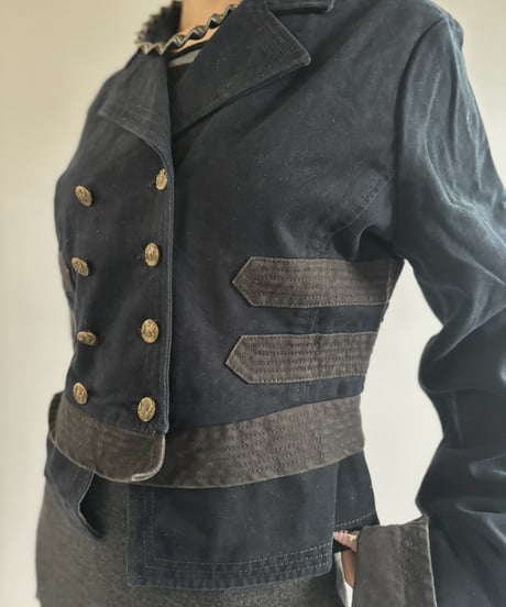 【USED】 POLO JEANS Cropped Napoleon Jacket  / 261003-001
