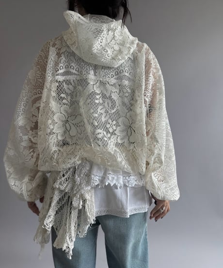 【RE;CIRCLE】RE Lace Hooded Jacket / 260914-002