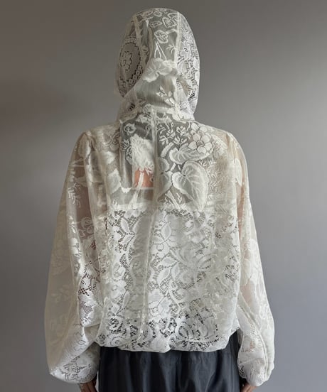【RE;CIRCLE】RE Lace Hooded Jacket / 260824-005