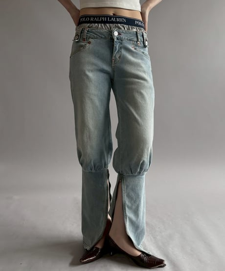 【USED】 Zip Design Denim Pants / 260725-030