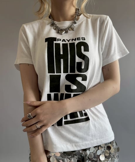 【USED】 Made in USA 90's This is War T-Shirt/ 260711-016
