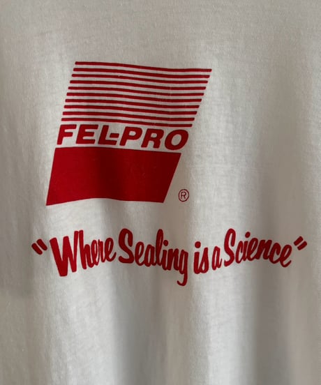 【USED】 80's  Made in USA Hanes FEL-PRO T-Shirt / 260822-001