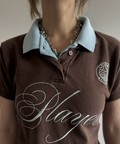 【Chinatsu Aoyama】 RE Player Polo Shirt / 260827-042