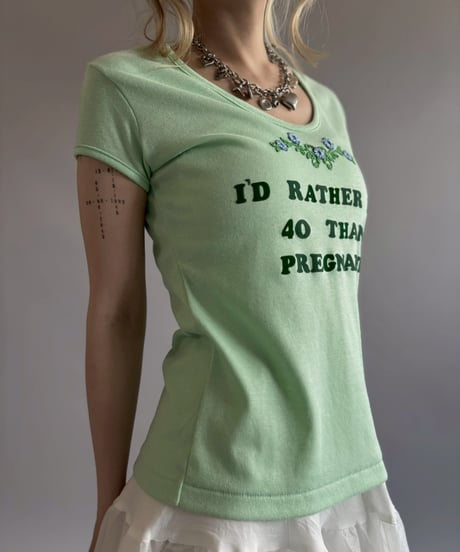 【USED】 I'D RAYHER 40 THAN... T-Shirt/ 260711-012