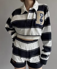 【RE;CIRCLE】 RE Cropped Rugger Shirt Set-Up  /261015-001
