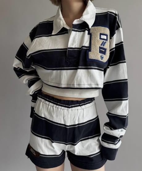 【RE;CIRCLE】 RE Cropped Rugger Shirt Set-Up  /261015-001
