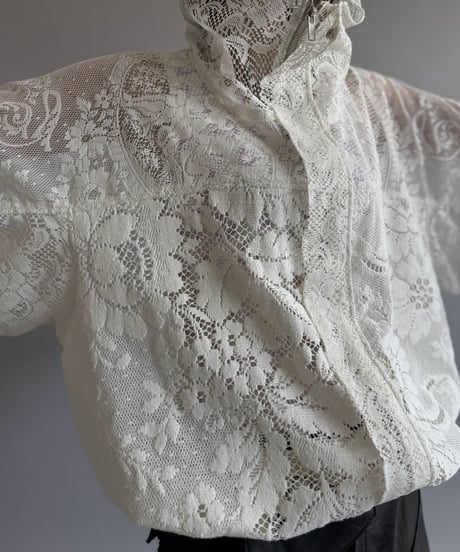 【RE;CIRCLE】RE Lace Hooded Jacket / 260824-015