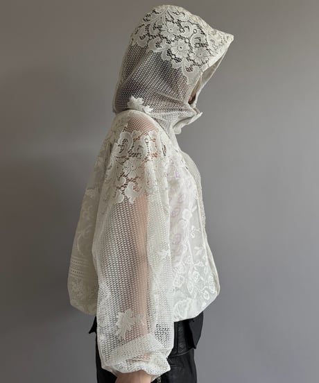 【RE;CIRCLE】RE Lace Hooded Jacket / 260824-014