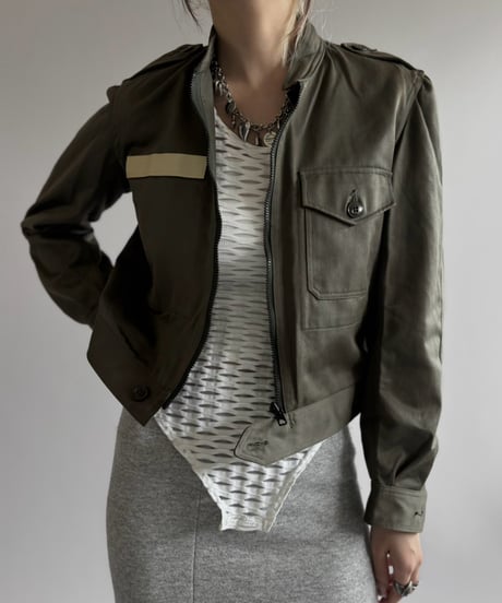 【USED】 Military Cropped Jacket  / 260926-010