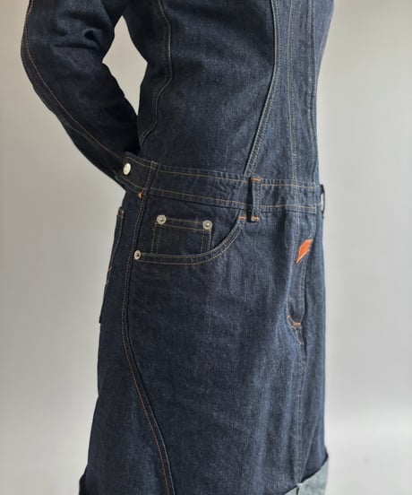 【USED】 W&LT Design Denim One-Piece / 261003-022
