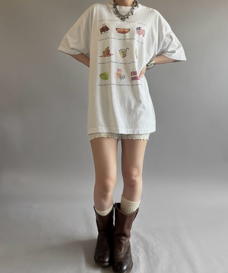 【USED】90's Firstar Firework T-Shirt / 260801-013