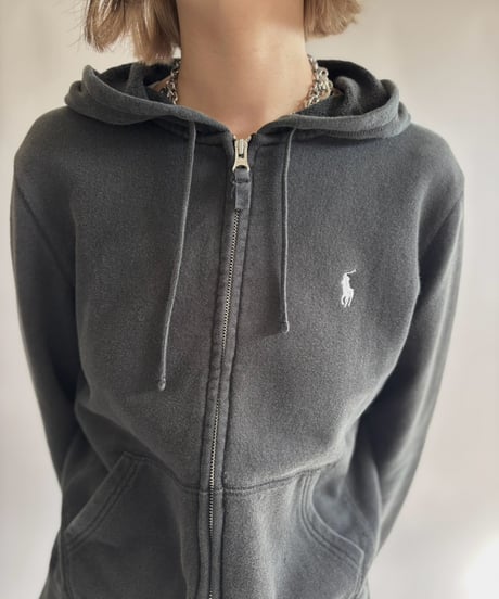 【USED】 Ralph Lauren Sport Zip-Up Hoodie  / 261017-018